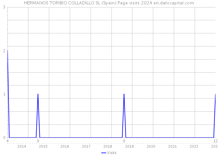 HERMANOS TORIBIO COLLADILLO SL (Spain) Page visits 2024 