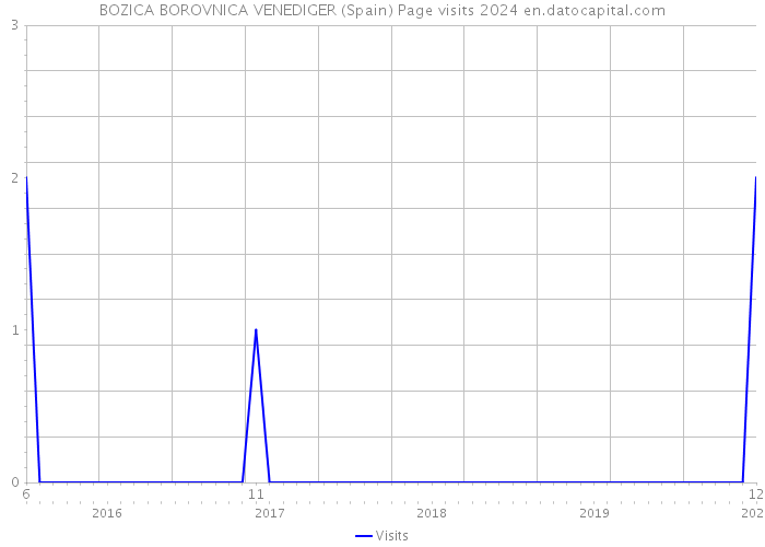 BOZICA BOROVNICA VENEDIGER (Spain) Page visits 2024 