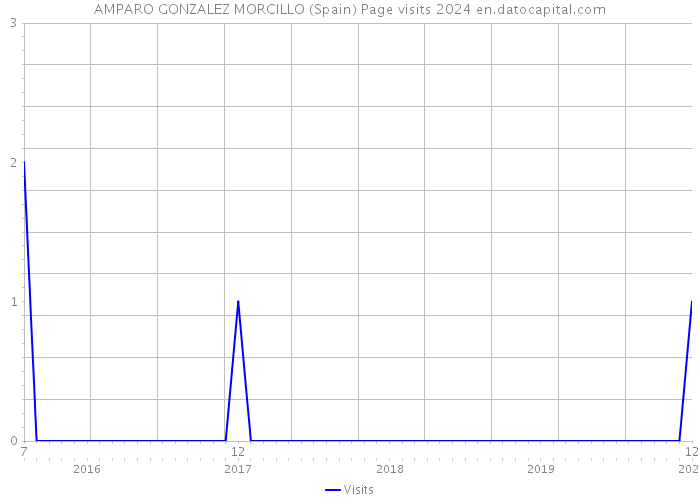 AMPARO GONZALEZ MORCILLO (Spain) Page visits 2024 