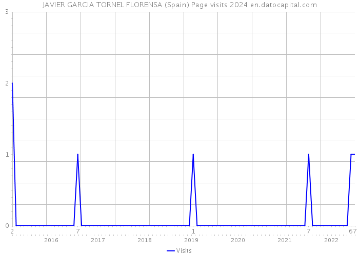 JAVIER GARCIA TORNEL FLORENSA (Spain) Page visits 2024 