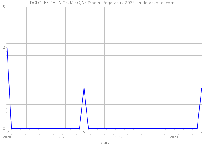 DOLORES DE LA CRUZ ROJAS (Spain) Page visits 2024 