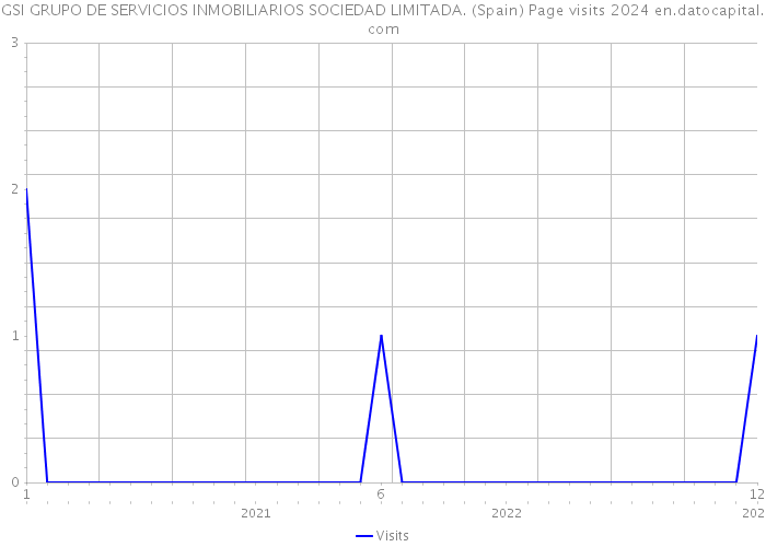 GSI GRUPO DE SERVICIOS INMOBILIARIOS SOCIEDAD LIMITADA. (Spain) Page visits 2024 