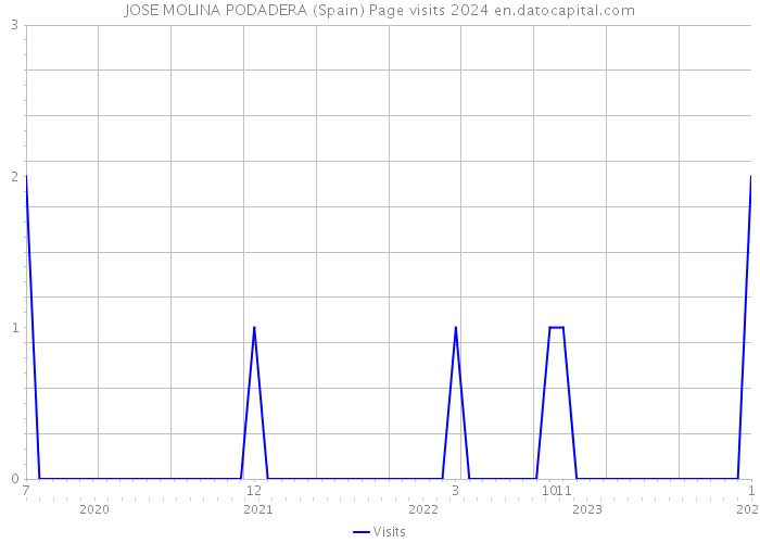 JOSE MOLINA PODADERA (Spain) Page visits 2024 