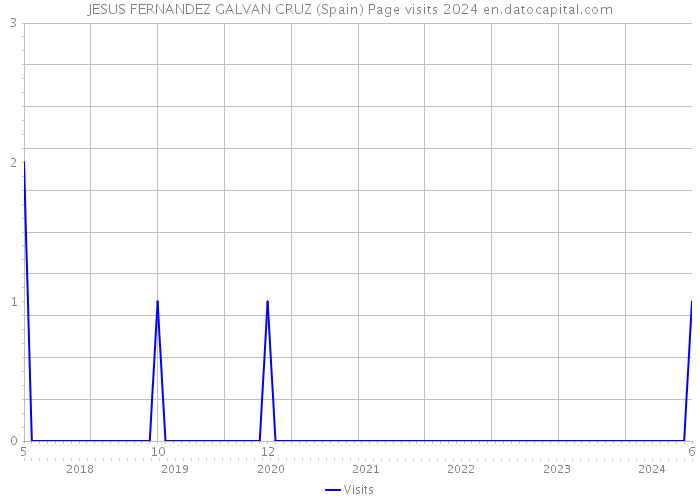 JESUS FERNANDEZ GALVAN CRUZ (Spain) Page visits 2024 