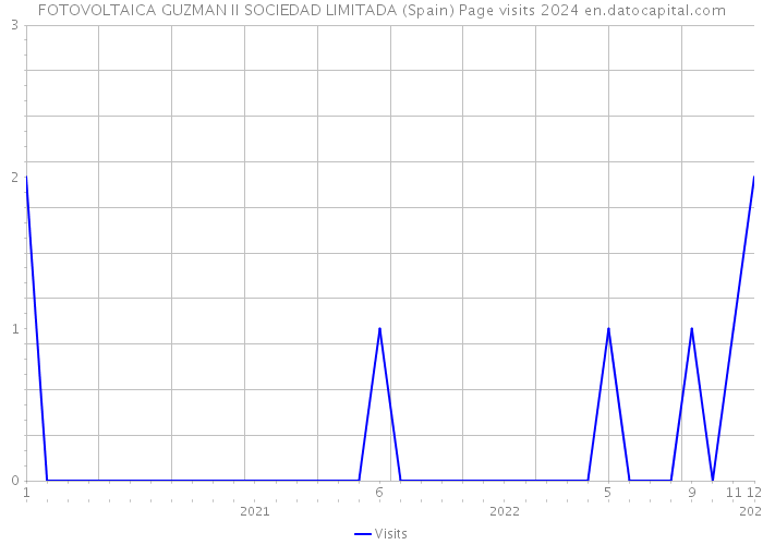 FOTOVOLTAICA GUZMAN II SOCIEDAD LIMITADA (Spain) Page visits 2024 