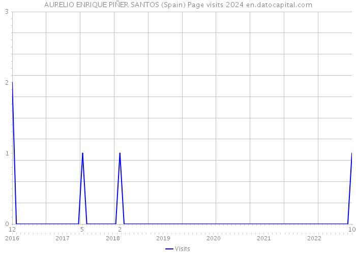 AURELIO ENRIQUE PIÑER SANTOS (Spain) Page visits 2024 