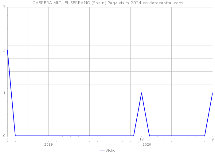 CABRERA MIGUEL SERRANO (Spain) Page visits 2024 