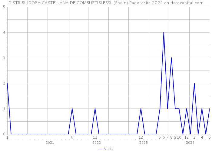 DISTRIBUIDORA CASTELLANA DE COMBUSTIBLESSL (Spain) Page visits 2024 