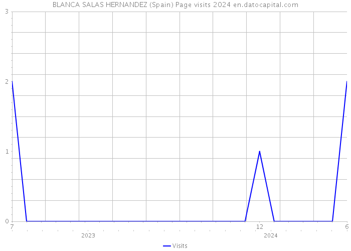 BLANCA SALAS HERNANDEZ (Spain) Page visits 2024 