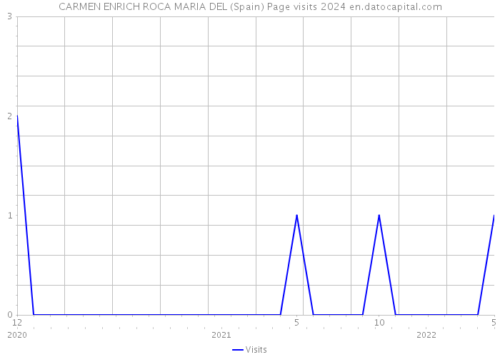 CARMEN ENRICH ROCA MARIA DEL (Spain) Page visits 2024 