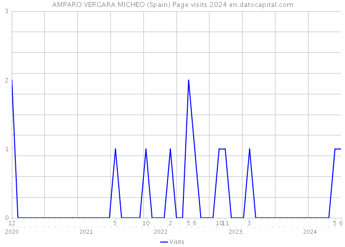 AMPARO VERGARA MICHEO (Spain) Page visits 2024 