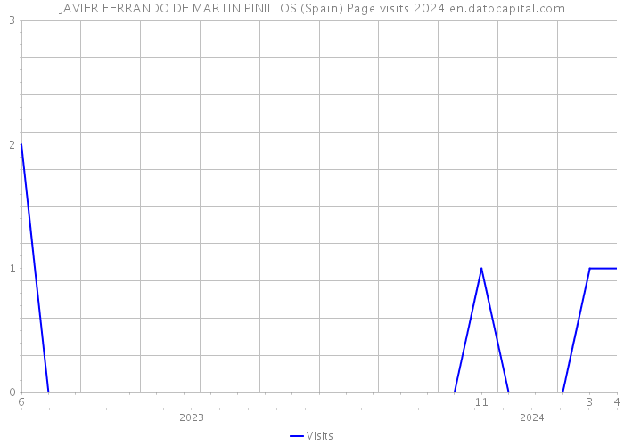 JAVIER FERRANDO DE MARTIN PINILLOS (Spain) Page visits 2024 