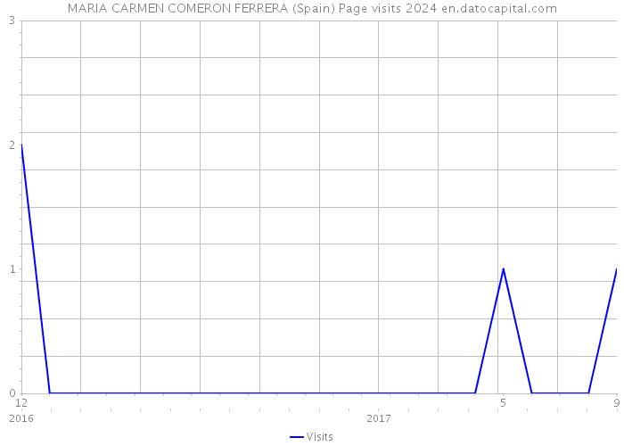 MARIA CARMEN COMERON FERRERA (Spain) Page visits 2024 