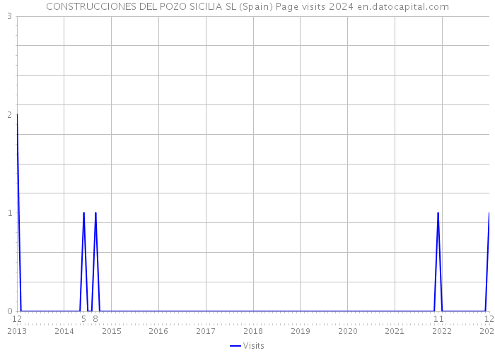 CONSTRUCCIONES DEL POZO SICILIA SL (Spain) Page visits 2024 