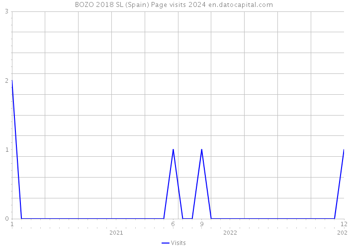 BOZO 2018 SL (Spain) Page visits 2024 