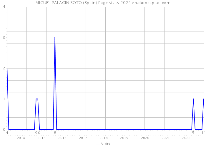MIGUEL PALACIN SOTO (Spain) Page visits 2024 