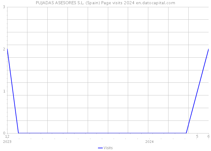 PUJADAS ASESORES S.L. (Spain) Page visits 2024 