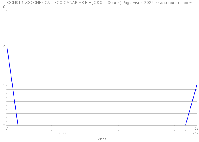 CONSTRUCCIONES GALLEGO CANARIAS E HIJOS S.L. (Spain) Page visits 2024 