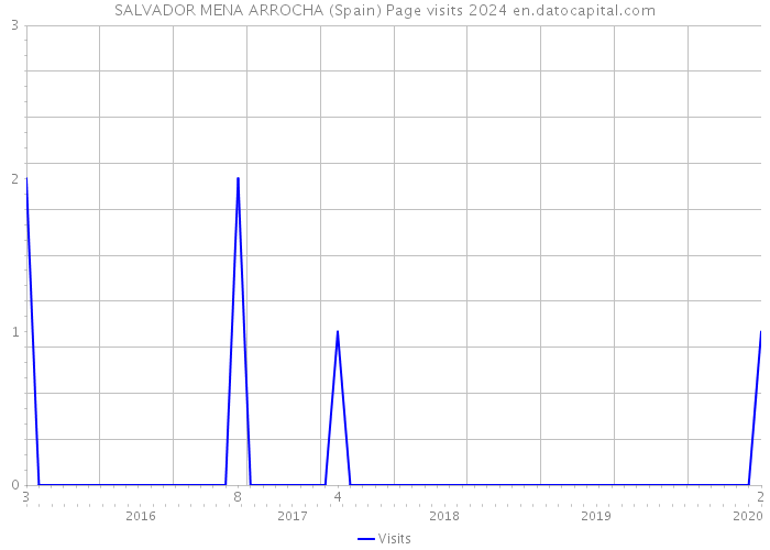 SALVADOR MENA ARROCHA (Spain) Page visits 2024 