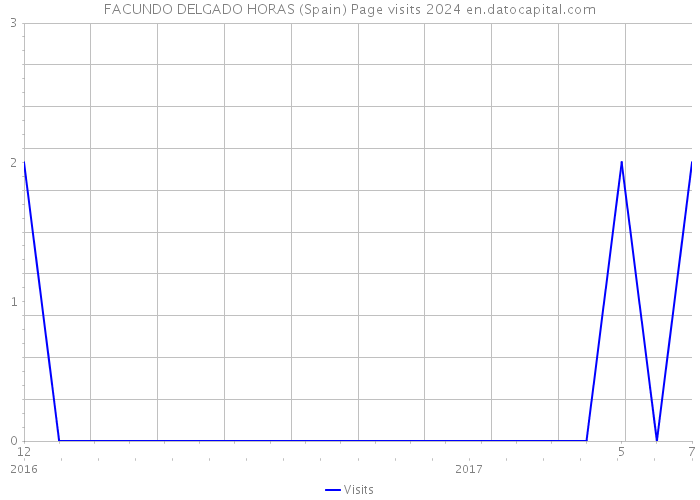 FACUNDO DELGADO HORAS (Spain) Page visits 2024 