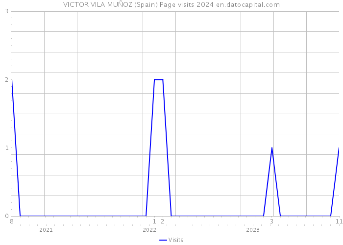 VICTOR VILA MUÑOZ (Spain) Page visits 2024 