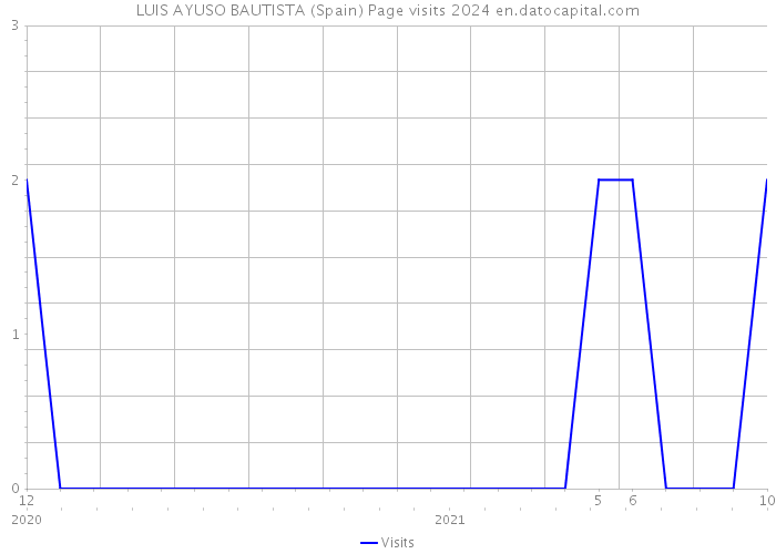 LUIS AYUSO BAUTISTA (Spain) Page visits 2024 