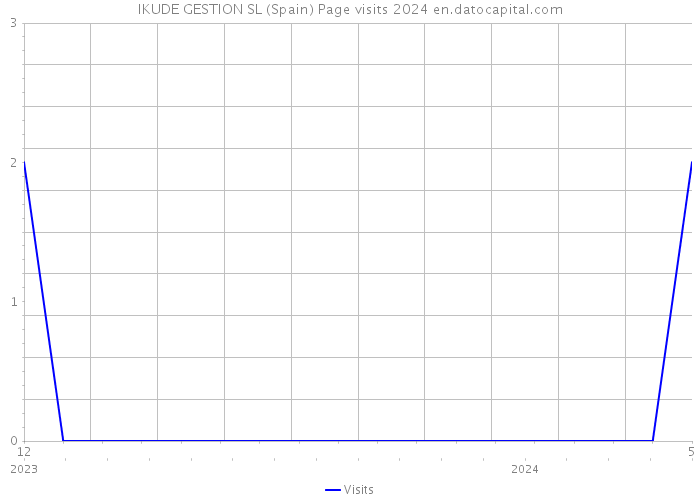 IKUDE GESTION SL (Spain) Page visits 2024 