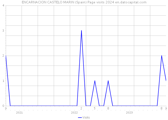 ENCARNACION CASTELO MARIN (Spain) Page visits 2024 