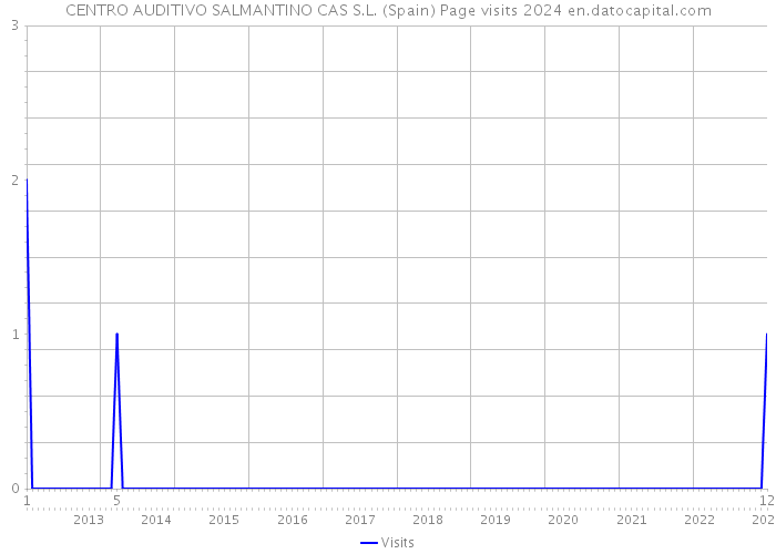 CENTRO AUDITIVO SALMANTINO CAS S.L. (Spain) Page visits 2024 