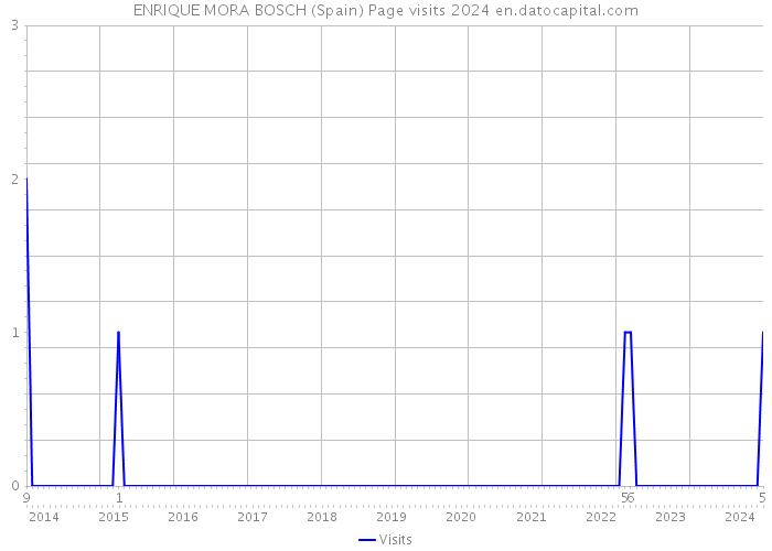 ENRIQUE MORA BOSCH (Spain) Page visits 2024 