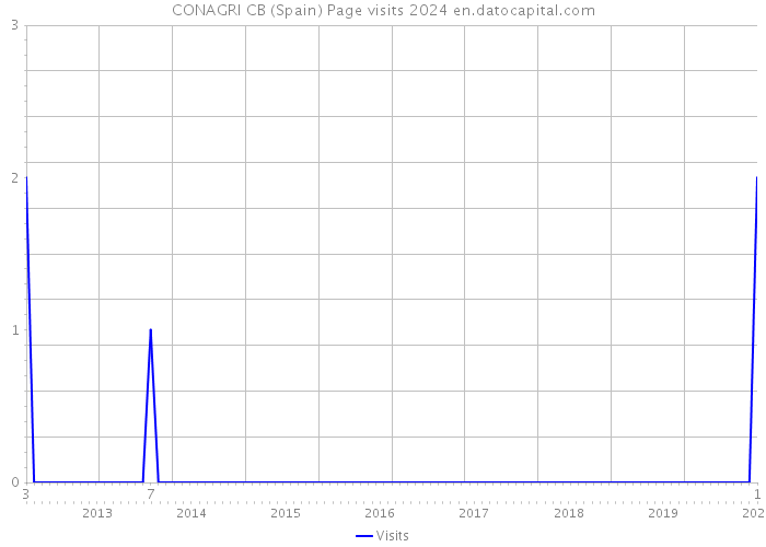 CONAGRI CB (Spain) Page visits 2024 