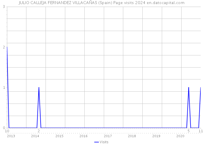 JULIO CALLEJA FERNANDEZ VILLACAÑAS (Spain) Page visits 2024 