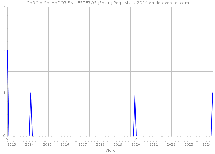GARCIA SALVADOR BALLESTEROS (Spain) Page visits 2024 