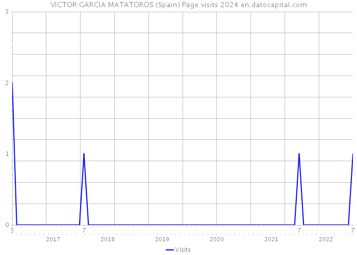 VICTOR GARCIA MATATOROS (Spain) Page visits 2024 