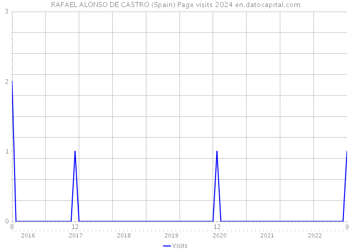 RAFAEL ALONSO DE CASTRO (Spain) Page visits 2024 