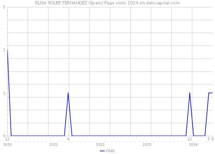 ELISA SOLER FERNANDEZ (Spain) Page visits 2024 