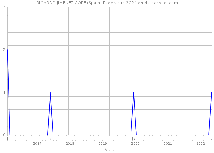 RICARDO JIMENEZ COPE (Spain) Page visits 2024 