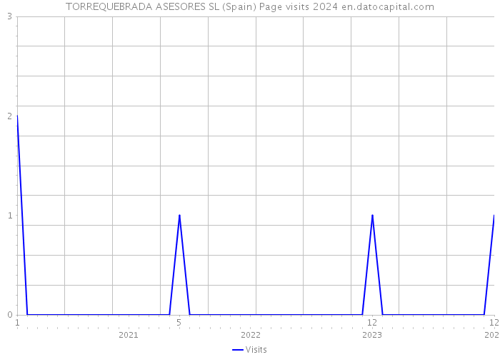 TORREQUEBRADA ASESORES SL (Spain) Page visits 2024 