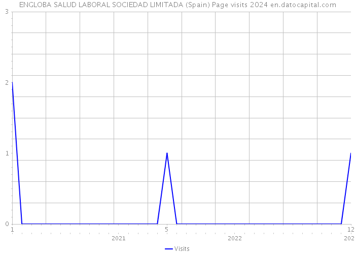 ENGLOBA SALUD LABORAL SOCIEDAD LIMITADA (Spain) Page visits 2024 