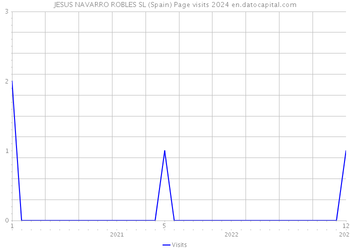 JESUS NAVARRO ROBLES SL (Spain) Page visits 2024 