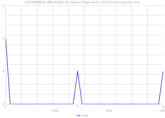 LAVANDERIA SERVANDO SL (Spain) Page visits 2024 