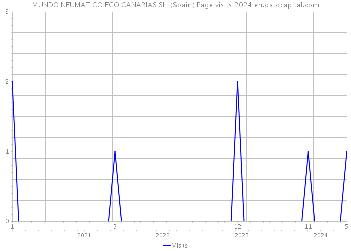 MUNDO NEUMATICO ECO CANARIAS SL. (Spain) Page visits 2024 