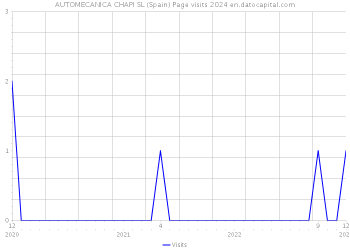 AUTOMECANICA CHAPI SL (Spain) Page visits 2024 
