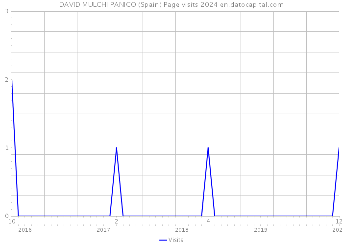 DAVID MULCHI PANICO (Spain) Page visits 2024 