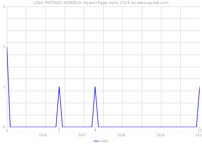 LIDIA PINTADO NORIEGA (Spain) Page visits 2024 