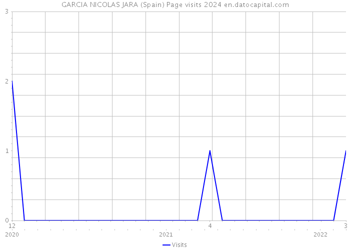 GARCIA NICOLAS JARA (Spain) Page visits 2024 