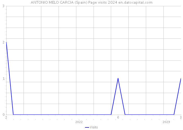 ANTONIO MELO GARCIA (Spain) Page visits 2024 