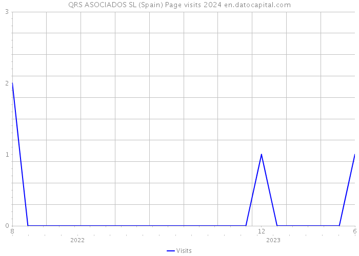 QRS ASOCIADOS SL (Spain) Page visits 2024 