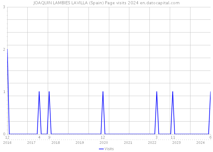 JOAQUIN LAMBIES LAVILLA (Spain) Page visits 2024 