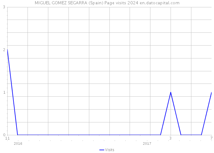MIGUEL GOMEZ SEGARRA (Spain) Page visits 2024 